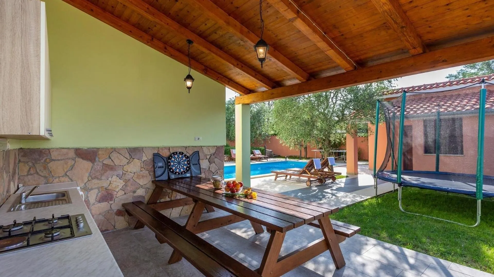 度假居 Ferienhaus Mit Privatpool Fuer 10 Personen Ca 210 Qm In Peruski, Istrien Bucht Von Rasa